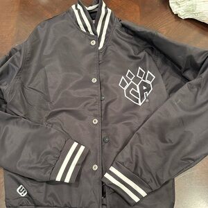 Brand new cheer athletics bomber jacket xs